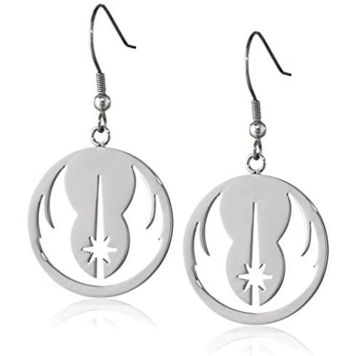Star Wars Jewelry Jedi Order Stainless Steel Dangle Earrings (SALES1SWMD)