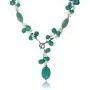 Gem Stone King 24 Inch Simulated Turquoise Color and White Cultured Freshwater Pearl Necklace with Toggle Hook Gem Stone King 24 Inch Simulated Turquoise Color and White Cultured Freshwater Pearl Necklace with Toggle Hook