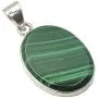 SilverStarJewel 925 Sterling Silver Natural 15 x 20 mm Malachite Pendant 1.2'' Art Gemstone SilverStarJewel 925 Sterling Silver Natural 15 x 20 mm Malachite Pendant 1.2'' Art Gemstone