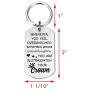 Granddaughter Grandson Gifts Remember Who Straighten Your Crown Inspirational Birthday Keychain Graduation Jewelry
