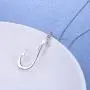 925 Sterling Silver Hawaii Fishing Fish Hook Pendant Necklace for Women Girls Gift