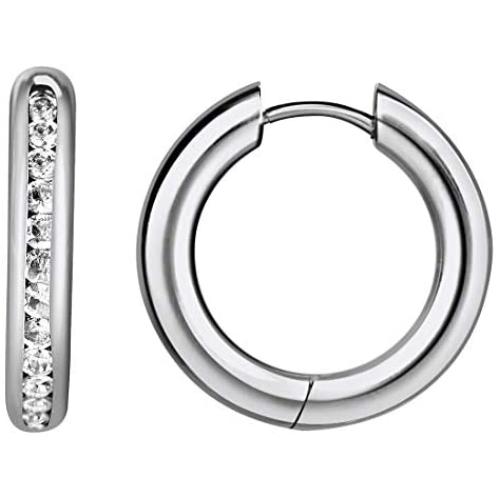 Small Hoop Earrings, TGNEL Hypoallergenic Earrings Tiny Cartilage Earrings- Huggie Earrings for Girls Women Men Teens