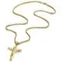 UM Jewelry Catholic Jesus Christ on INRI Cross Pendant Stainless Steel Crucifix Necklace 55cm Chain UM Jewelry Catholic Jesus Christ on INRI Cross Pendant Stainless Steel Crucifix Necklace 55cm Chain
