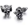Baphomet Goat Satanic Inverted Pentagram Stud Earring Seal of Satan Sigil of Lucifer Devil Demon Stainless Steel Earrings