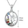 Delicate Rainbow Cactus/Mesh Flower/Fairy Necklace for Women Girls,925 Sterling Silver Lotus Pendant Necklace Cubic Zirconia Colorful Pendant Jewelry Gift for Mom/Wife/Daughter/Grandma/Girlfriend Delicate Rainbow Cactus/Mesh Flower/Fairy Necklace for Women Girls,925 Sterling Silver Lotus Pendant Necklace Cubic Zirconia Colorful Pendant Jewelry Gift for Mom/Wife/Daughter/Grandma/Girlfriend