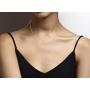Miabella 18K Gold Over Silver Italian Singapore Bead Chain Station Necklace for Women Teen 16, 18, 20, 22, 24, 26, 30 Inch Made in Italy