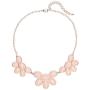 Firstmeet Shiny Contrast Color bib Necklace with Earrings