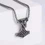 ULATREE Viking Jewelry Men Thor Hammer Pendant Necklace Viking Gifts for Men Stainless Steel Necklace for Men ULATREE Viking Jewelry Men Thor Hammer Pendant Necklace Viking Gifts for Men Stainless Steel Necklace for Men