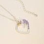 Apeso Unicorn Necklace Heart Crystal Pendant Jewelry Anniversary Birthday Gifts for Women Girls …