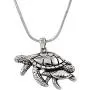 DianaL Boutique Silvertone Sea Turtle Mother and Baby Pendant Necklace 18'' Chain Gift Boxed Fashion Jewelry for Women Teens Girls DianaL Boutique Silvertone Sea Turtle Mother and Baby Pendant Necklace 18'' Chain Gift Boxed Fashion Jewelry for Women Teens Girls