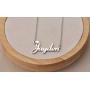 Aoloshow Personalized Name Necklace Bracelet Custom Made Any Names Jewelry Stainless Steel