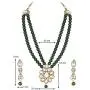 Aheli Wedding Party Faux Kundan Pendant Beads Necklace Earrings Set Bollywood Party Indian Jewelry for Women Aheli Wedding Party Faux Kundan Pendant Beads Necklace Earrings Set Bollywood Party Indian Jewelry for Women