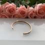 iLuckyCuff Silver/Gold/Rose Gold Stainless Steel Inspirational Cuffs for Women Girl Encouragement Friendship Graduation Birthday Gifts Be Bold Be Courageous Be Your Best