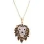 CRYSTALOGY Women’s Jewelry, Sterling Silver Swarovski Crystal Lion Head Animal Leo The Lion Pendant Necklace, 18” Chain CRYSTALOGY Women’s Jewelry, Sterling Silver Swarovski Crystal Lion Head Animal Leo The Lion Pendant Necklace, 18” Chain