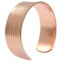 Chased Copper Cuff Bracelet By John S Brana Handmade Jewelry 100% Solid Uncoated Copper