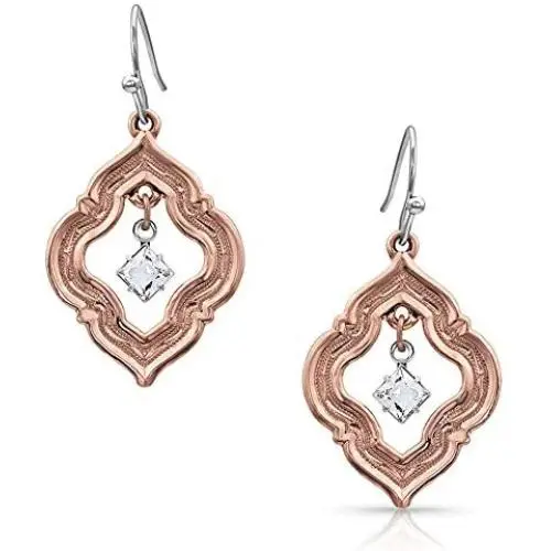 Montana Silversmiths Sunlit Scalloped Window Earrings Montana Silversmiths Sunlit Scalloped Window Earrings