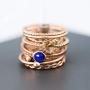 Gold rings set for woman: stacking knuckle midi figure rings packs with multiple size for everyday wear