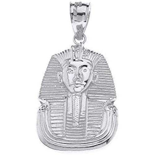 CaliRoseJewelry Sterling Silver Egyptian Pharaoh King TUT Pendant