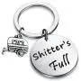 Shitters Full Keychain Happy Camper RV Keychain Camping Keychain Trailer Christmas Vacation Jewelry Shitters Full Keychain Happy Camper RV Keychain Camping Keychain Trailer Christmas Vacation Jewelry