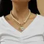 Sinkcangwu Punk Multi Layer Imitation Pearl Choker Necklace Collar Retro Round Pendant Long Chain Necklace Women Jewelry Sinkcangwu Punk Multi Layer Imitation Pearl Choker Necklace Collar Retro Round Pendant Long Chain Necklace Women Jewelry