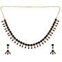 Efulgenz Indian Bollywood Gold Plated Crystal Rhinestone Wedding Bridal Choker Necklace Earring Jewellery Set