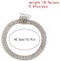 Salircon Sparkle Rhinestones Crystal Collar Choker Necklace for Women Girl Belt Shape Band Party Club Festival Jewelry