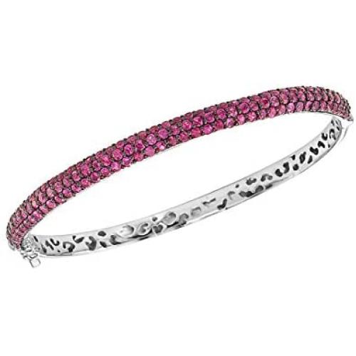 Effy Jewelry Ruby Bangle in 14K White Gold, 4.35 TWCIGS0J762RR