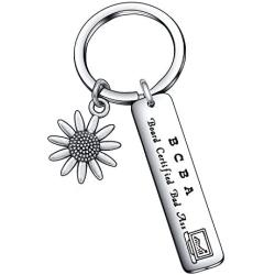 De&ai BCBA Christmas Jewelry Behavior Therapist Gift Behavior Analyst Keychain