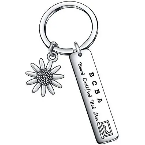De&ai BCBA Christmas Jewelry Behavior Therapist Gift Behavior Analyst Keychain De&ai BCBA Christmas Jewelry Behavior Therapist Gift Behavior Analyst Keychain