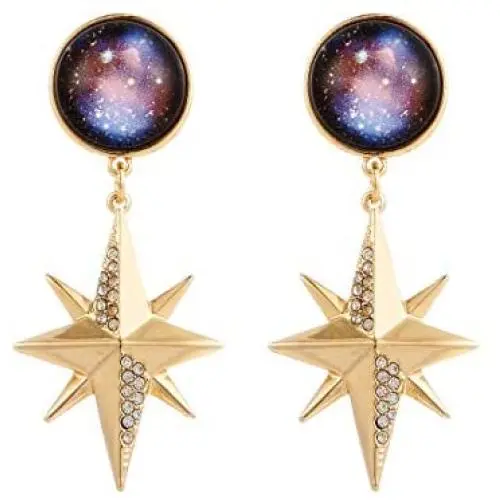 Winssi Multilayer Gold Planet Necklace Star Necklace for Women Galaxy Planet Earrings Universe Jewelry Gift Winssi Multilayer Gold Planet Necklace Star Necklace for Women Galaxy Planet Earrings Universe Jewelry Gift