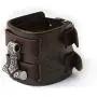 HAQUIL Viking Bracelet for Men - Viking Mjolnir Pendant - Nordic Brown Wide Leather Wristband HAQUIL Viking Bracelet for Men - Viking Mjolnir Pendant - Nordic Brown Wide Leather Wristband