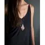 ARATLENCH Acrylic Pendant necklace Earrings – Long Statement Leaf Charm Necklace Tortoise Resin Palm Leaf Earrings Fashion Necklaces Earrings for Women Girls ARATLENCH Acrylic Pendant necklace Earrings – Long Statement Leaf Charm Necklace Tortoise Resin Palm Leaf Earrings Fashion Necklaces Earrings for Women Girls