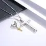 oGoodsunj 925 Sterling Silver Cross Urn Necklace Memorial Pendant Cremation Keepsake Jewelry for Ashes oGoodsunj 925 Sterling Silver Cross Urn Necklace Memorial Pendant Cremation Keepsake Jewelry for Ashes