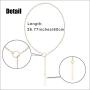 Unicra Simple Ring Necklace Gold Y-Necklace Chain Bar Pendant Necklaces Jewelry for Women and Girls