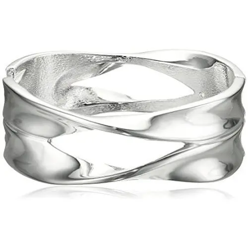 Robert Lee Morris Sculptural Cut-Out Hinged Bangle Bracelet Robert Lee Morris Sculptural Cut-Out Hinged Bangle Bracelet