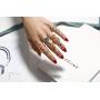 Crazy Feng Gold Snake Rings Silver Serpent Ring Snake Jewelry for Women Snake Rings for Teen Girls Punk Gothic Rings