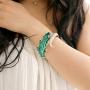Fashion Statement Animal Bangle Cuff Bracelelt For Women, Gold Plating Chunky Bracelet Crocodile Bangle Party Jewelry
