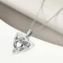 ONEFINITY Claddagh Necklace Sterling Silver Good Luck Irish Claddagh Celtic Knot Love Heart Pendant Necklace Jewelry Gifts for Women ONEFINITY Claddagh Necklace Sterling Silver Good Luck Irish Claddagh Celtic Knot Love Heart Pendant Necklace Jewelry Gifts for Women