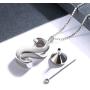 JZCOLOR 925 Sterling Silver Initial Letter Urn Necklace Human Ashes Holder Keepsake Memorial Pendant Heart Cremation Ashes Urn Necklace Jewelry Women Gifts