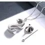 JZCOLOR 925 Sterling Silver Initial Letter Urn Necklace Human Ashes Holder Keepsake Memorial Pendant Heart Cremation Ashes Urn Necklace Jewelry Women Gifts