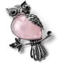 Top Plaza Owl Necklaces Healing Crystal Stone Pendant Reiki Spiritual Energy Gemstone Quartz Necklace Birthday for Women Men