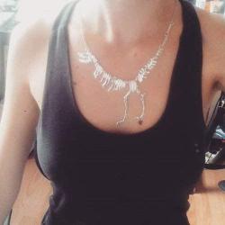 COLORFUL BLING Jane Stone Dinosaur Vintage Necklace Short Collar Fashion Costume Jewelry for Women Teens