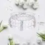 ROFIFY Women Crystal Fashion Rhinestone Faux Pearl Elastic Bangle Girls Flapper Accessories Jewelry Bracelet FJ19