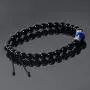J&C Handmade 4mm Hematite Adjustable Braided Healing Stones Bracelets, S925 Sterling Silver Artisan Barrel Beads Bracelets for Women/Men. J&C Handmade 4mm Hematite Adjustable Braided Healing Stones Bracelets, S925 Sterling Silver Artisan Barrel Beads Bracelets for Women/Men.