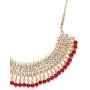 YouBella Jewellery Bollywood Ethnic Bridal Wedding Traditional Choker Indian Necklace Set with Earrings for Women