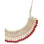 YouBella Jewellery Bollywood Ethnic Bridal Wedding Traditional Choker Indian Necklace Set with Earrings for Women