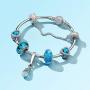 ATHENAIE Murano Glass 925 Sterling Silver Ocean Secret Charms Beads fit European Bracelets