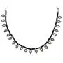 Saissa Silver Tone Oxidized Choker Boho Gypsy Thread Rope Indian Necklace Jewelry for Women Saissa Silver Tone Oxidized Choker Boho Gypsy Thread Rope Indian Necklace Jewelry for Women