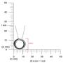 TJD 1/6 Carat Natural Diamond Pendant Necklace 925 Sterling Silver (H-I Color, I2-I3 Clarity) Circular Diamond Pendant Necklace for Women Diamond Jewelry Gifts for Women