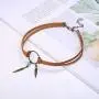 Finrezio Leather Choker Necklace Earring Set for Women Girls Handmade Bohemian Dream Catcher Long Faux Feather Drop Dangle Earrings Retro Necklace Jewelry Set Finrezio Leather Choker Necklace Earring Set for Women Girls Handmade Bohemian Dream Catcher Long Faux Feather Drop Dangle Earrings Retro Necklace Jewelry Set